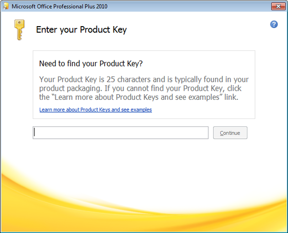 Method to Activate Microsoft Office Professional 2010 Using Product Key
